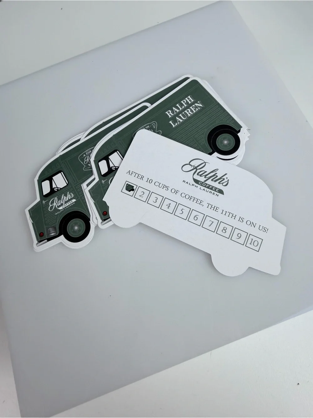 Polo Ralph Lauren Ralph’s Coffee Punch Cards Bundle Of 15 Loyalty Cards